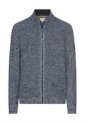 Strickjacke aus einem soften Baumwollmix tinted blue
