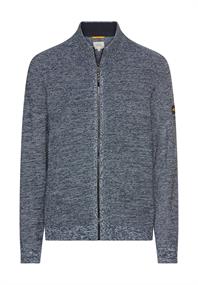 Strickjacke aus einem soften Baumwollmix tinted blue