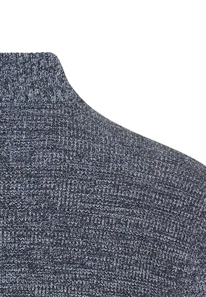 Strickjacke aus einem soften Baumwollmix tinted blue