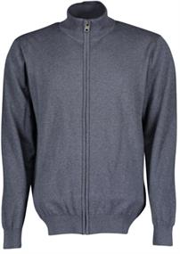 Strickjacke aus Material-Mix 17894