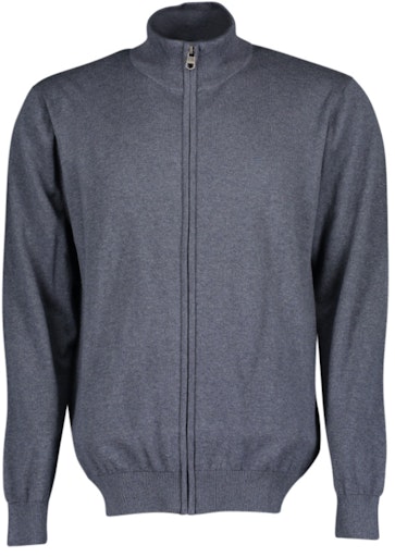 Strickjacke aus Material-Mix 17894