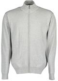 Strickjacke aus Material-Mix 19244
