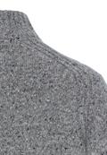 Strickjacke aus nachhaltiger Merinowolle rock grey