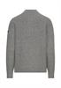Strickjacke aus reiner Lammwolle grey melange