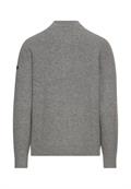 Strickjacke aus reiner Lammwolle grey melange