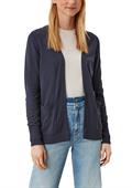 Strickjacke aus Viskosemix blau