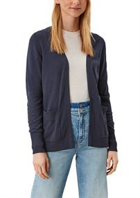 Strickjacke aus Viskosemix blau