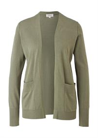 Strickjacke aus Viskosemix olive