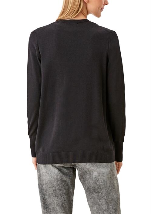 strickjacke-aus-viskosemix-schwarz