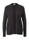 Strickjacke aus Viskosemix schwarz