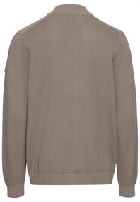 Strickjacke aus zertifiziertem organic Cotton rock grey