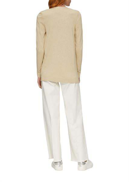 Strickjacke beige2