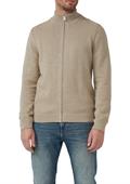 Strickjacke beige
