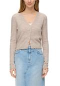 Strickjacke beige