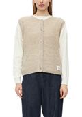 Strickjacke beige