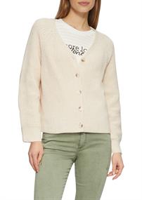 Strickjacke beige