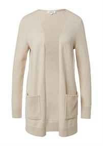 Strickjacke beige
