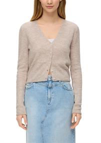 Strickjacke beige