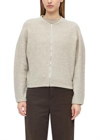 Strickjacke beige
