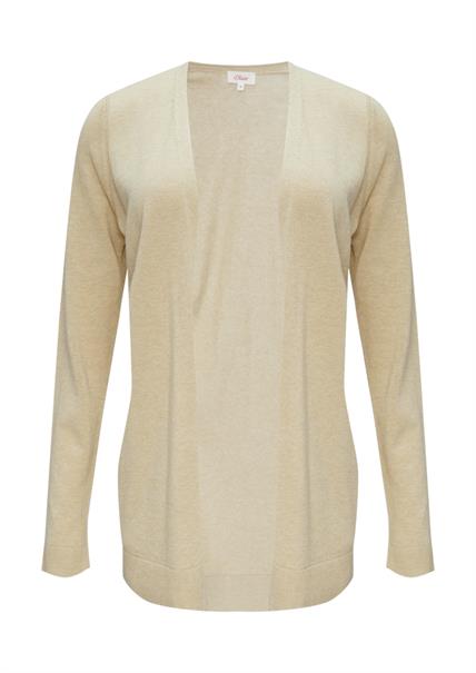 Strickjacke beige