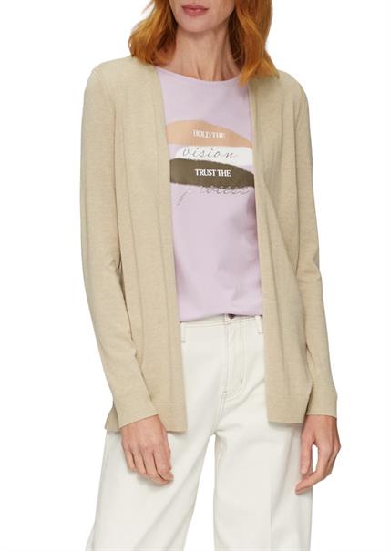 Strickjacke beige