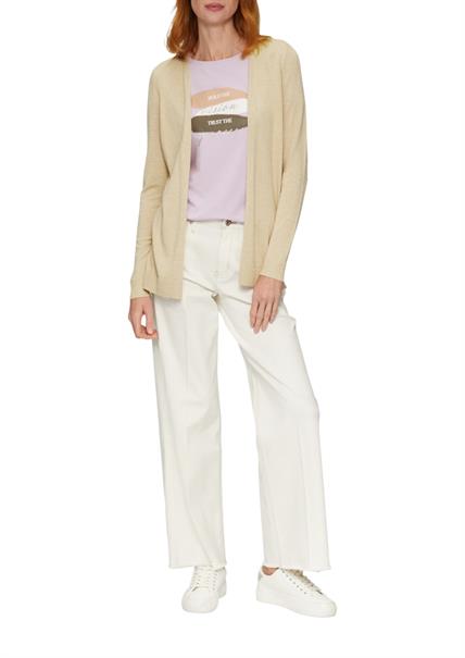 Strickjacke beige