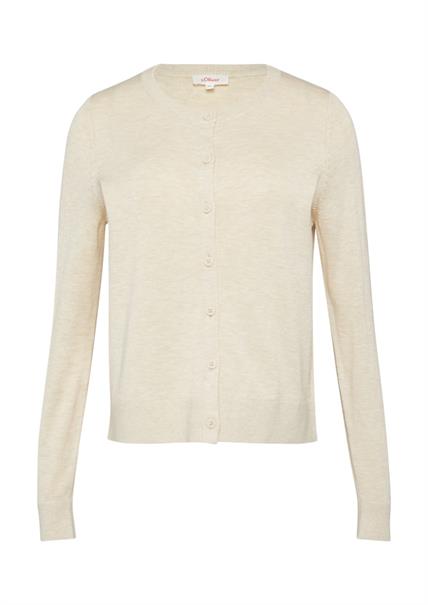 Strickjacke beige