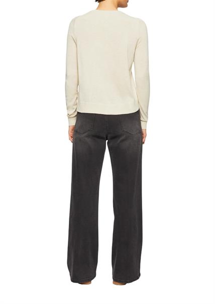 Strickjacke beige