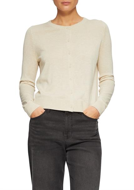 Strickjacke beige
