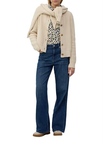 Strickjacke beige