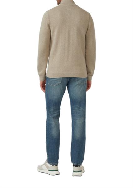 Strickjacke beige