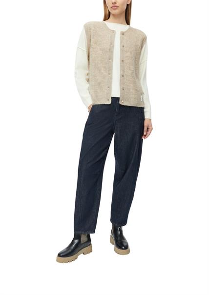 Strickjacke beige