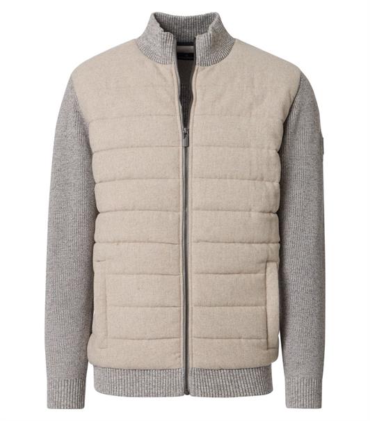 Strickjacke beige