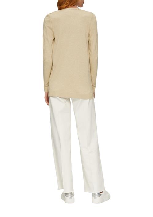 strickjacke-beige