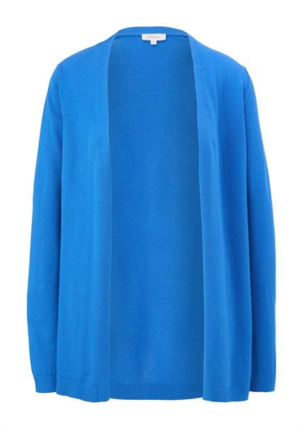 Strickjacke blau1