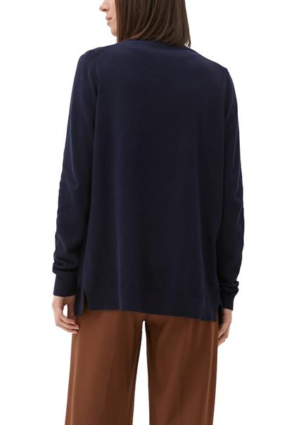 Strickjacke blau2