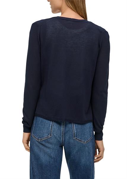Strickjacke blau2