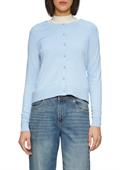Strickjacke blau