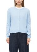 Strickjacke blau