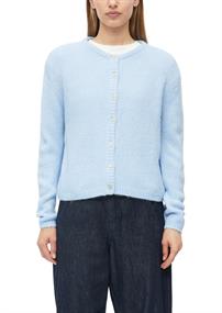 Strickjacke blau