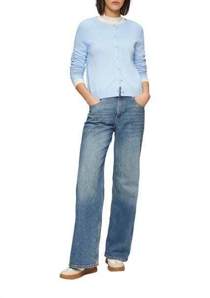 Strickjacke blau