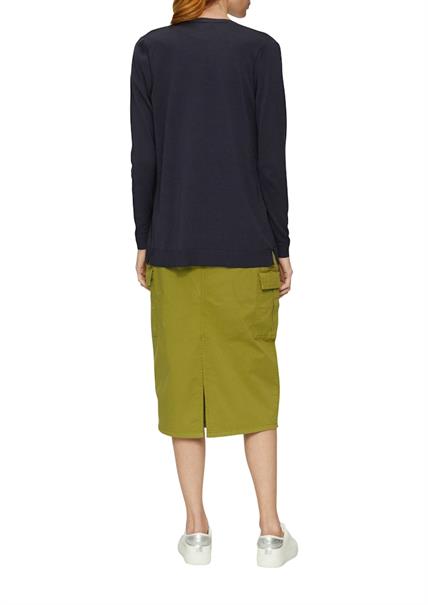Strickjacke blau