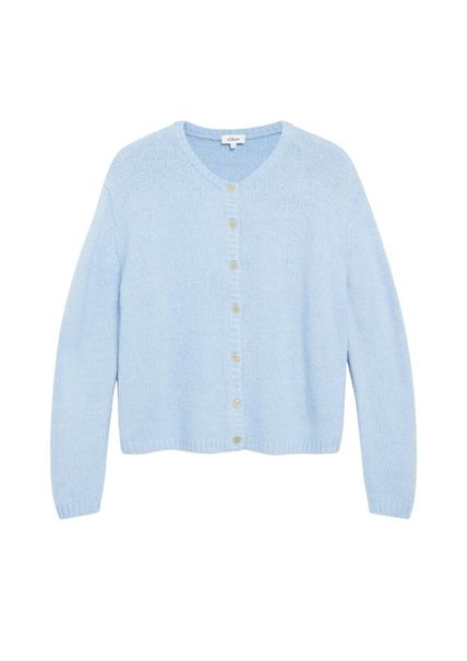 Strickjacke blau