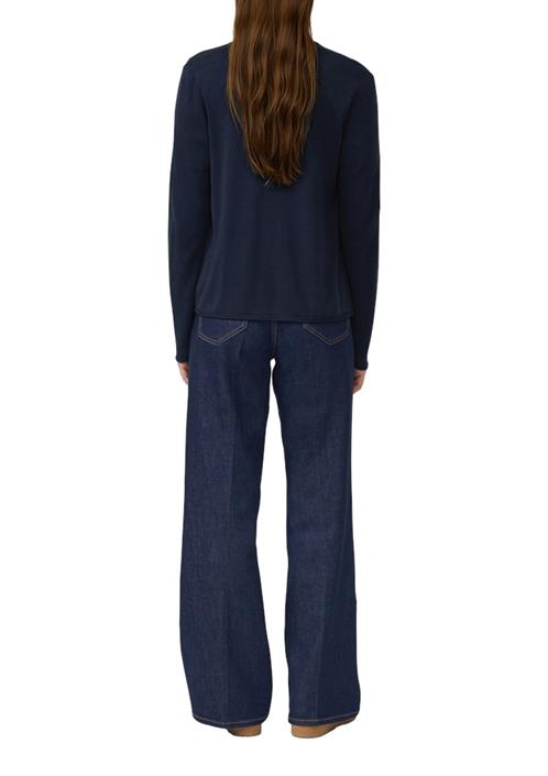 strickjacke-blau