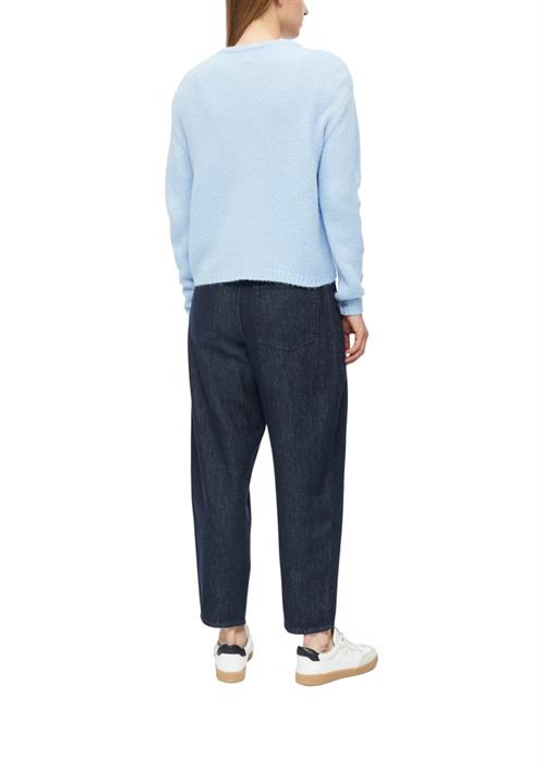 strickjacke-blau