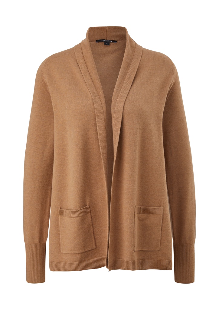 Comma Damen Pullover 2101491 Braun - cardigan