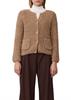 Strickjacke braun