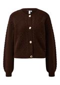 Strickjacke braun