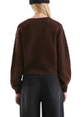 Strickjacke braun