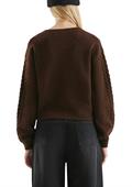 Strickjacke braun